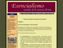 Tablet Screenshot of esencialismo.org
